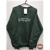 Image 1 : NEW STOCK: Blonde Ambition Sweatshirt "FULL OF holiday spirit" (Size: L) (Green) (See Tag in Photos)