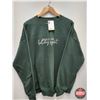 Image 1 : NEW STOCK: Blonde Ambition Sweatshirt "FULL OF holiday spirit" (Size: XL) (Green) (See Tag in Photos