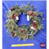 Image 1 : NEW STOCK: Wreath (20") (SEE PICS!) (This LOT is NEW STOCK ~ STORE DISPERSAL)