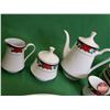 Image 4 : Guest Consignor : Vintage ~ Christmas Tienshan Fine China (30 pcs) (Coffee Pot; Cream & Sugar; Cup; 