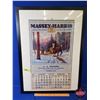 Image 1 : Massey-Harris Advertising Calendar 1934 (Framed) (Frame Measures: 29"H x 21"W) (SEE PICS!)