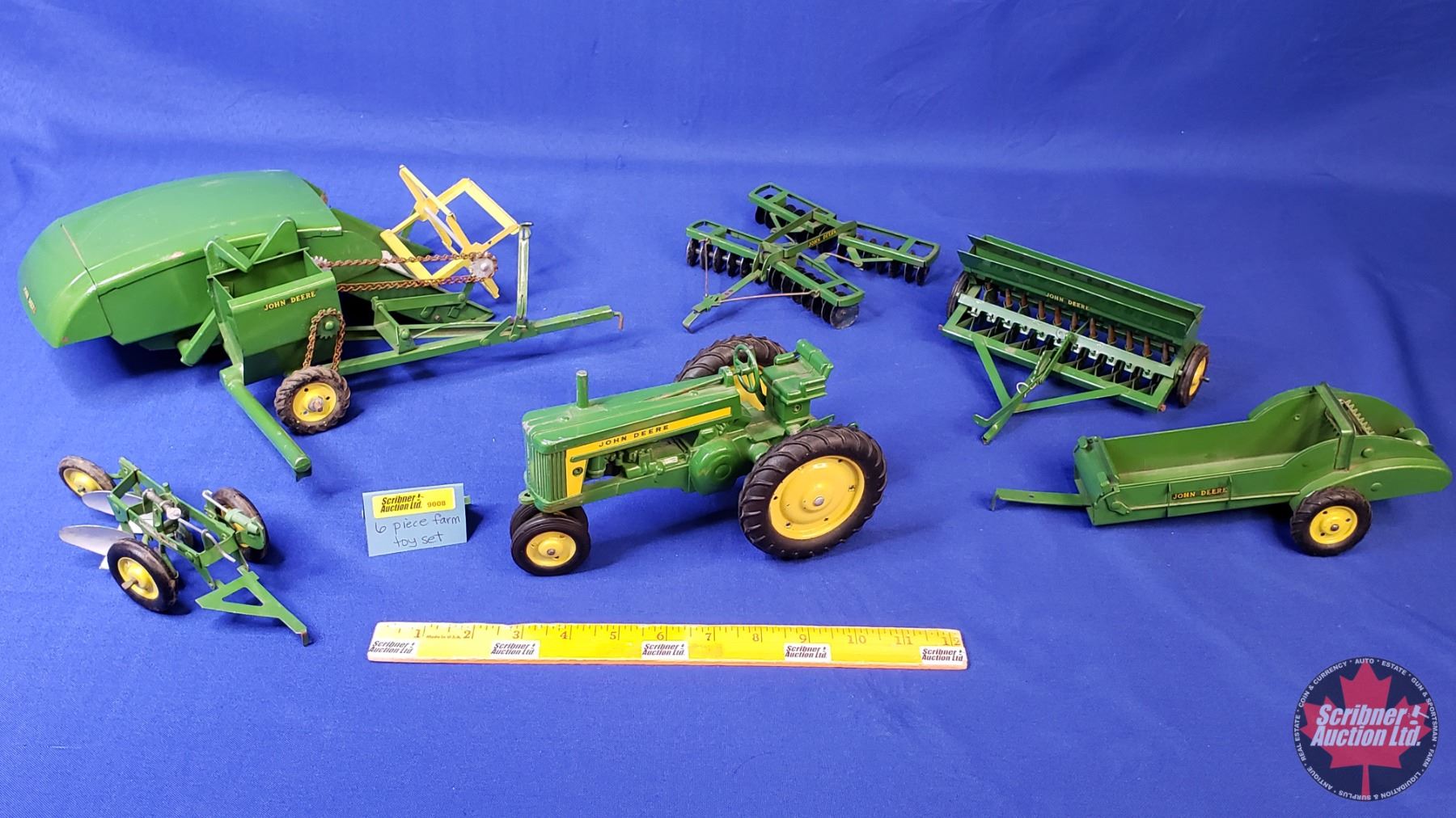 John Deere Tru-Scale Farm Toy Set (6pcs) (Scale: 1:16) (Tractor ...