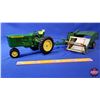 Image 1 : John Deere 4010 & John Deere Beetle Back Combine (Scale 1:16) (SEE PICS!)