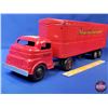 Image 1 : Structo Transport - Truck & Trailer "Structo Toys" (7"H x 6"W x 15"L) (SEE PICS!)