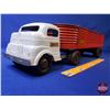 Image 1 : Structo Transport - Truck & Trailer "Steel Cargo Company" (5-1/4"H x 5-1/2"W x 20-3/4"L) (SEE PICS!)