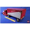 Image 4 : Structo Transport Truck & Trailer "Hi-Way Transport" (8"H x 6-1/4"W x 26"D) (SEE PICS!)
