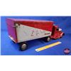 Image 6 : Structo Transport Truck & Trailer "Hi-Way Transport" (8"H x 6-1/4"W x 26"D) (SEE PICS!)