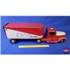 Image 7 : Structo Transport Truck & Trailer "Hi-Way Transport" (8"H x 6-1/4"W x 26"D) (SEE PICS!)