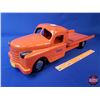 Image 2 : "STRUCTO TOYS" Flatbed Truck w/Winch & Fold Out Ramp (6-1/2"H x 6-3/4"W x 21-1/4"D) (SEE PICS!)