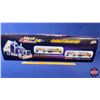 Image 4 : Die-Cast Hot Rigz Peterbilt (Scale 1:32) "SHELL" Tanker Truck with Pump Trailer (Box Measures: 24"L)