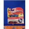 Image 8 : HOT WHEELS & GOLDEN WHEEL Group (8): - (7) Variety Hot Wheels Cars w/Matching Collector Buttons - (1