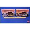 Image 1 : HARVEST HERITAGE Trading Cards & Tractors (2) (ERTL) : - JI Case 7110 Tractor 2WD - JI Case 7140 Tra