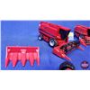 Image 7 : Tractor/Implement/Combine Collector Combo (10 pcs) Variety of 1:64 Scale (Case IH / MF) (SEE PICS!)