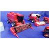 Image 8 : Tractor/Implement/Combine Collector Combo (10 pcs) Variety of 1:64 Scale (Case IH / MF) (SEE PICS!)