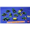 Image 1 : Tractor/Implement/Combine Collector Combo (11 pcs) Variety of 1:64 Scale (John Deere) (SEE PICS!)