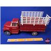 Image 3 : ERTL Stake Truck (15"L) (Note: Missing One Section Stock Rack) (SEE PICS!)