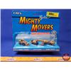 Image 1 : MIGHTY MOVERS Caterpillar Micro Size Construction Set : Wheel Loader ; Excavator ; Dump Truck (SEE P