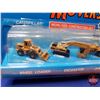 Image 2 : MIGHTY MOVERS Caterpillar Micro Size Construction Set : Wheel Loader ; Excavator ; Dump Truck (SEE P