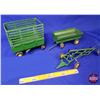 Image 1 : John Deere Implement Combo (3): Wagons & Plow (Scale 1:16) (SEE PICS!)