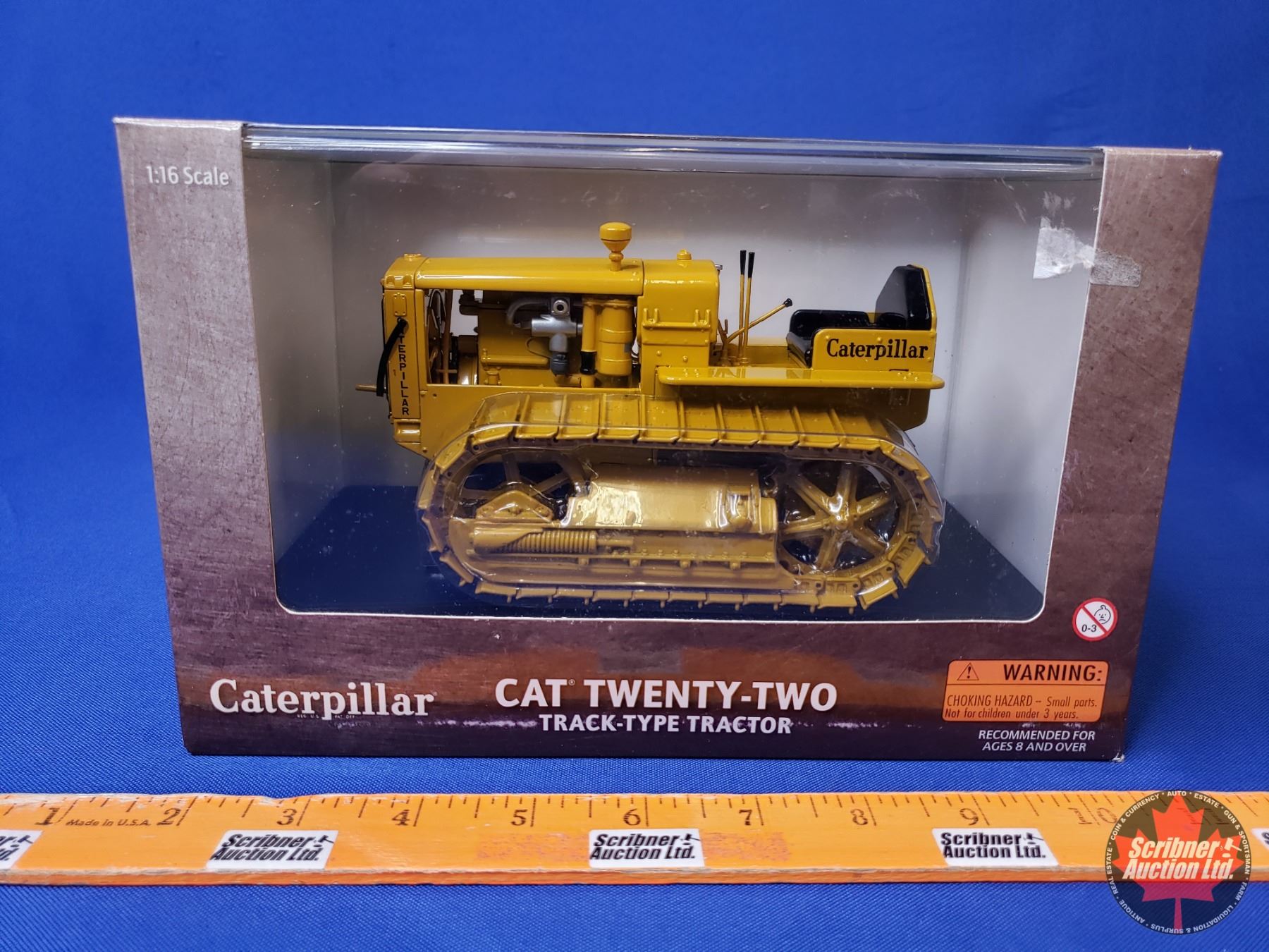 Norscot 55201 – Trattore Cingolato CAT Twenty Scala 1:16 – Pressofuso Grigio, Scatola Originale Sigillata - Foto 4