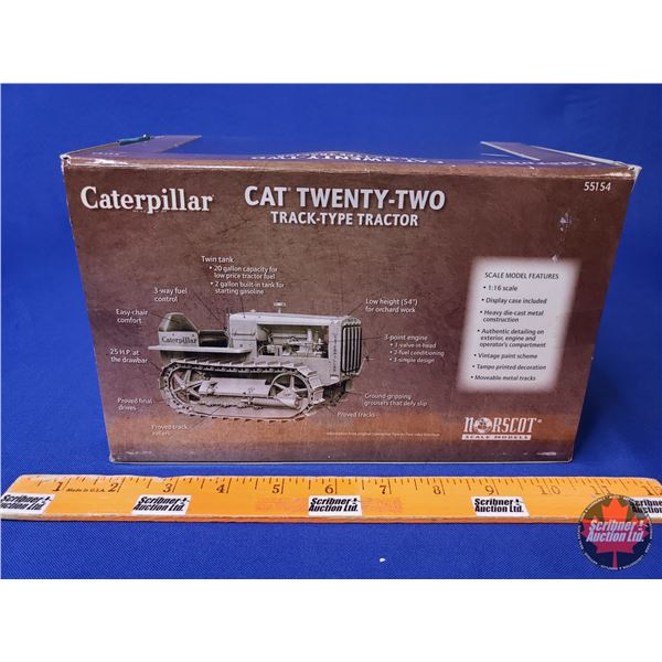 Caterpillar CAT TWENTY-TWO Track-Type Tractor (Crawler) (Scale 1
