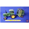 Image 2 : John Deere Tractor w/Round Baler (Scale 1:16) (SEE PICS!)