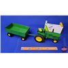 Image 5 : John Deere Combo (3)  - Tractor 1:16 - Wagon 1:16 - Hay Baler 1:32 (SEE PICS!)