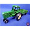 Image 2 : John Deere Collector Combo (4) Tractors & Wagon (Scale 1:32) & Truck Bank (SEE PICS!)