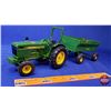 Image 2 : John Deere ROPS Tractor with Wagon (Scale 1:16) (ERTL) (SEE PICS!)