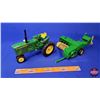 Image 1 : John Deere Tractor & Square Baler (Scale 1:16) (SEE PICS!)