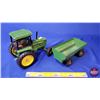 Image 5 : John Deere MFWD Tractor & Wagon (Scale 1:16) (ERTL) (SEE PICS!)