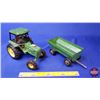 Image 6 : John Deere MFWD Tractor & Wagon (Scale 1:16) (ERTL) (SEE PICS!)