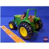 Image 3 : John Deere Tractor & Wagon (Scale 1:16) (Plastic Toys) (ERTL) (SEE PICS!)