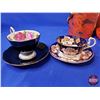 Image 10 : Collector Combo: Tea Cups/Saucers (Incl. "Made in Occupied Japan"); S& P; Cups; Enamel Pitcher; Tin;