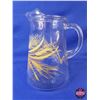 Image 15 : Collector Combo - Vintage China/Glassware: Juice Pitcher; Water Pitcher; Milk/Cream Pitchers (Incl. 