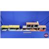 Image 1 : Tin Doll Houses (2) (Tallest Measures: 15"H x 38-1/2"W x 9":D) (SEE PICS!)