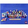 Image 1 : PEZ DISPENSER COLLECTION (50 PCS) (Look at Photos for Characters Incl. Bugs Bunny; Garfield; Homer S