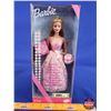 Image 1 : BARBIE : Birthday (Matching Necklaces) (2001) (In Original Box 12-3/4"H x 5-1/2"W x 2-1/2"D) (SEE PI