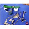 Image 8 : Collector Combo ~ Ladies Dressing Room Items: Jewel Boxes; Vintage Curling Irons; Perm Rollers; Jewe