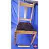 Image 1 : Dining Chair / Leather Seat (37-1/4"H x 18-1/2"W x 16-1/2"D) (SEE  PICS!)