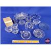 Image 1 : Collector Combo ~ Clear Glassware Group (16pcs) : Cups; Plates; Juicer; Vinegar Pitchers; Bowls; etc