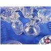 Image 4 : Collector Combo ~ Clear Glassware Group (16pcs) : Cups; Plates; Juicer; Vinegar Pitchers; Bowls; etc