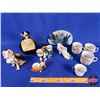 Image 1 : Collector Combo ~ Oriental : Vase; Shoe Ornament; Cups; Fan; etc (Incl. Occupied Japan) (Look at Pho