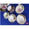 Image 2 : Collector Combo ~ Variety China : Collector Plates; Chintz Cup/Saucer; Creamer; Pitcher; Egg Cups; M