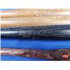 Image 2 : 3 Bats, Walking Stick & Bin (Cane Measures: 41"H) (See Photos for Makers Marks) (SEE PICS!)