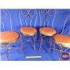 Image 2 : Bistro/Parlor Chairs (4) (31"H x 15-1/2"W x 18"D) (SEE PICS!)