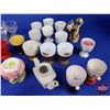 Image 4 : Collector Combo: Variety Egg Cups (22); S& P; Mini Tea Pots; Ornaments (SEE PICS!)