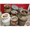 Image 1 : Pallet Lot: Milk/Cream Cans; Scuttles; Pail; etc (Tallest Milk Can 24"H) (SEE PICS!)