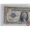 Image 2 : United States 1928 $1 Bill Silver Certificate: S/N#I80839748A (Sealed with COA) (SEE PICS!)