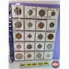 Image 2 : Binder Lot - Foreign Coin Collection (60 Coins) : 1800's & 1900's Incl. Great Britain; New Zealand; 